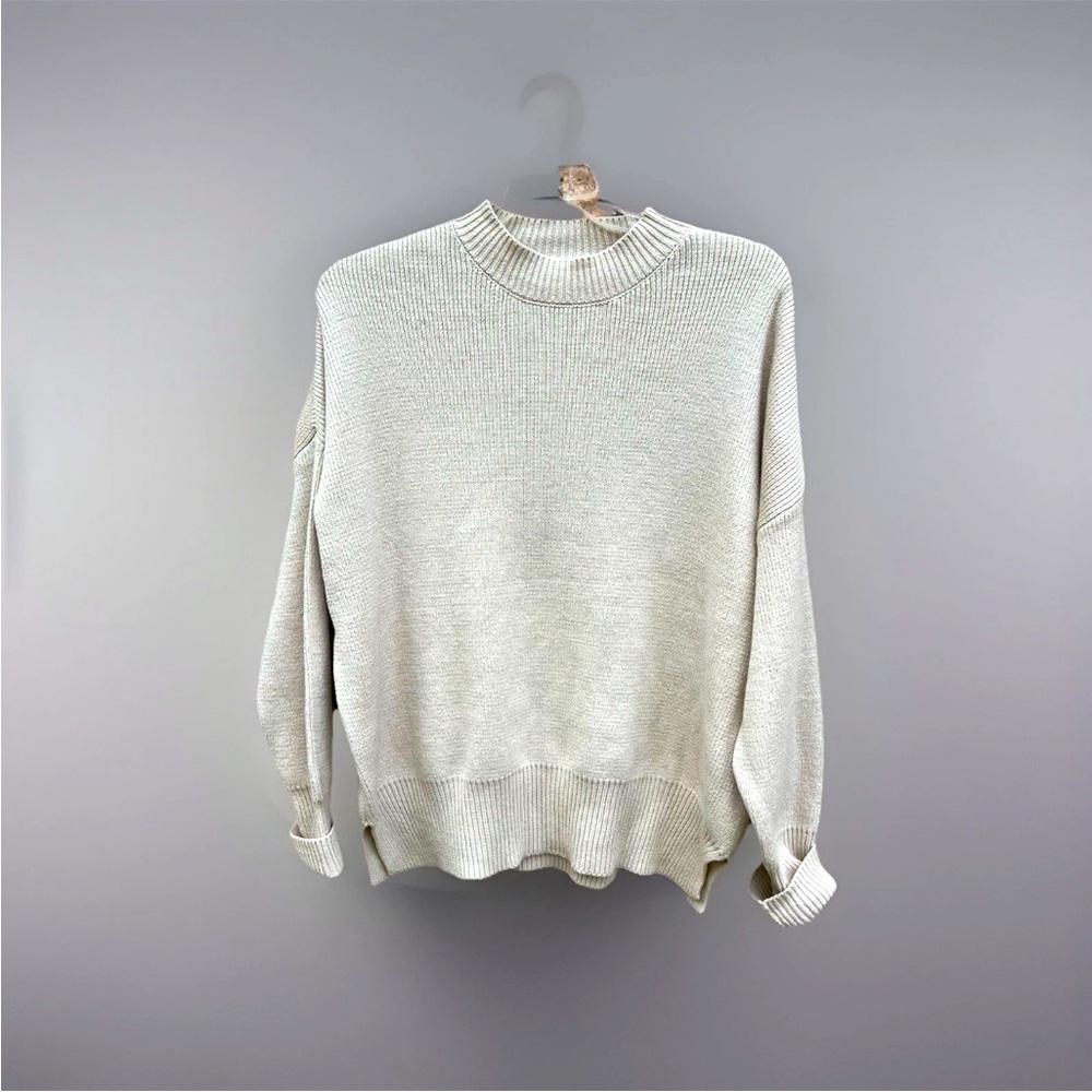 NWT By Together Cream Oversized Sweater Women Medium Scandinavian Minimalist